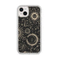 Moon Phases iPhone 14 Plus Glitter Tough Case Starlight