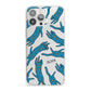 Moon Star Blue Cat Personalised iPhone 13 Pro Max Clear Bumper Case