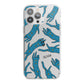 Moon Star Blue Cat Personalised iPhone 13 Pro Max TPU Impact Case with White Edges