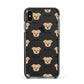 Morkie Icon with Name Apple iPhone Xs Max Impact Case Black Edge on Black Phone