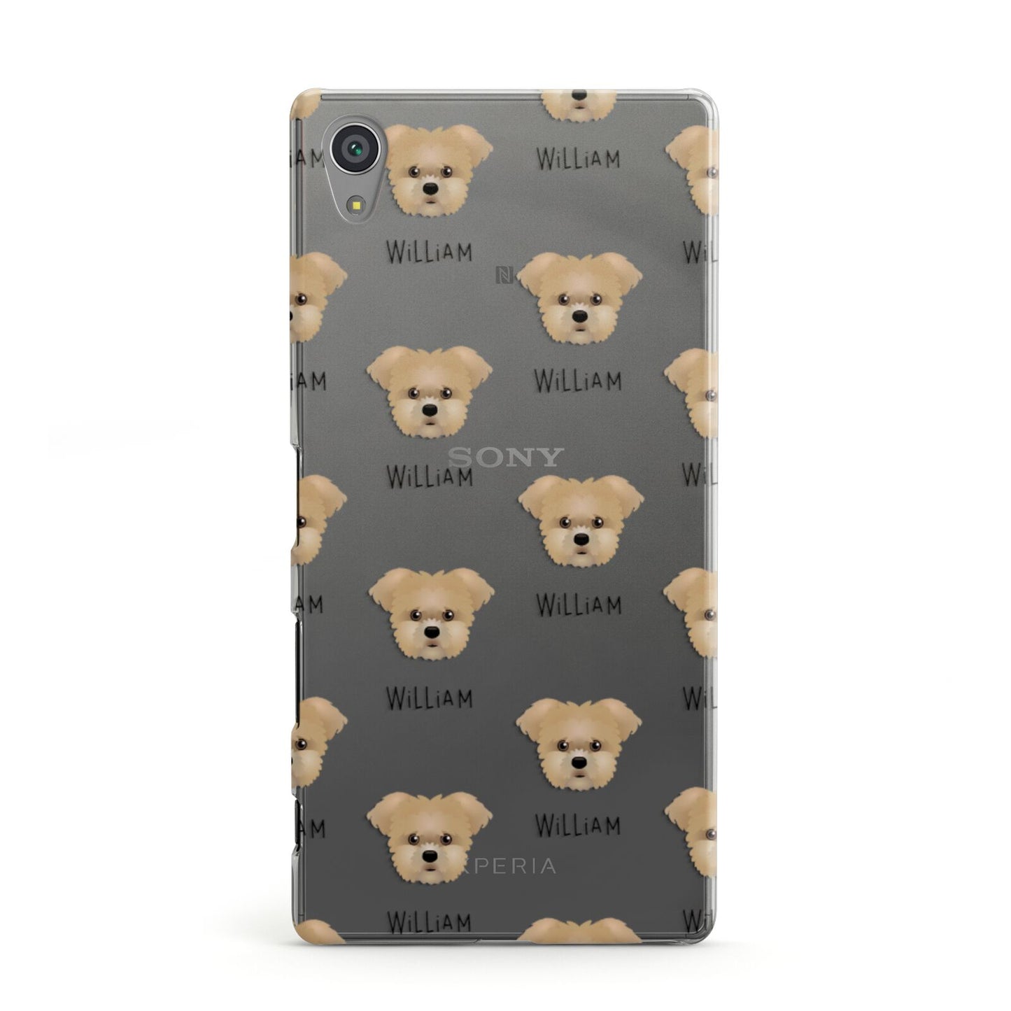 Morkie Icon with Name Sony Xperia Case