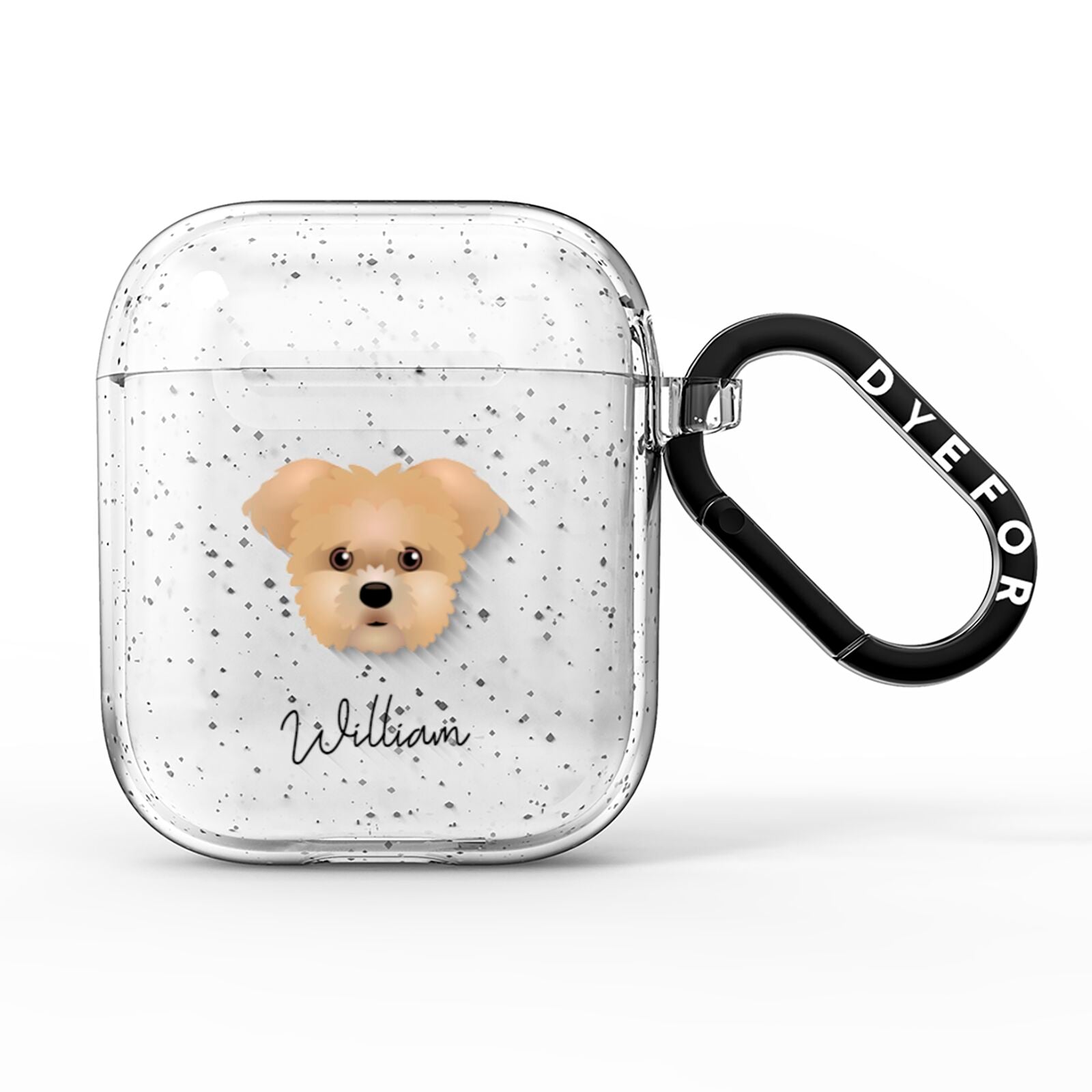 Morkie Personalised AirPods Glitter Case