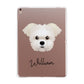 Morkie Personalised Apple iPad Rose Gold Case