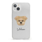Morkie Personalised iPhone 13 Clear Bumper Case