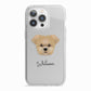 Morkie Personalised iPhone 13 Pro TPU Impact Case with White Edges