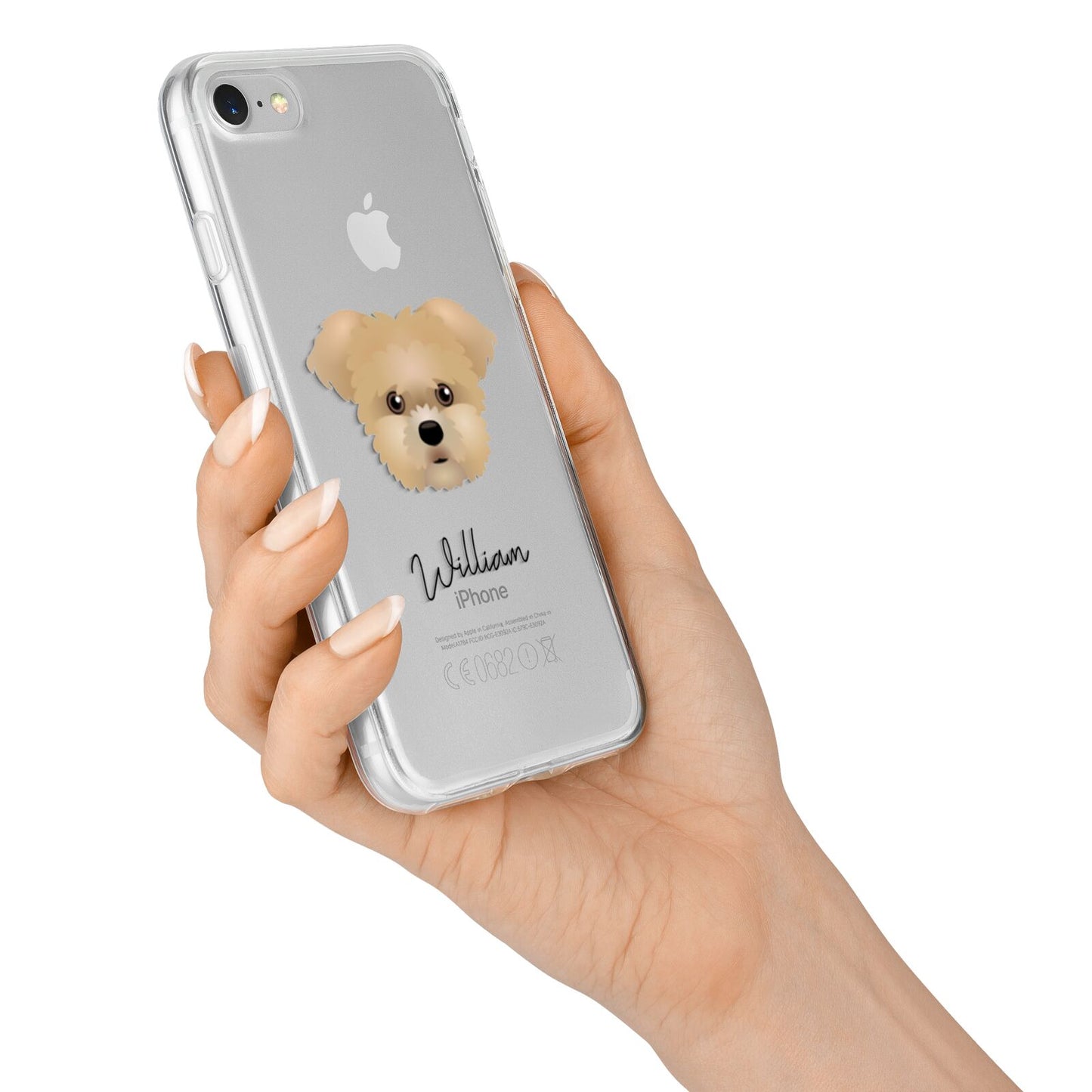 Morkie Personalised iPhone 7 Bumper Case on Silver iPhone Alternative Image
