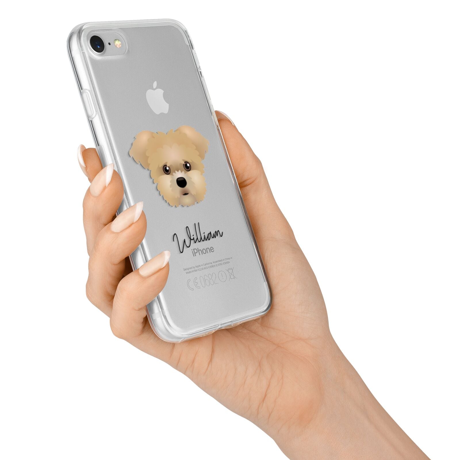 Morkie Personalised iPhone 7 Bumper Case on Silver iPhone Alternative Image