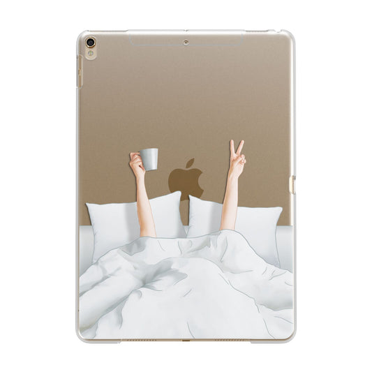 Morning Coffee Apple iPad Gold Case