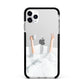 Morning Coffee Apple iPhone 11 Pro Max in Silver with Black Impact Case