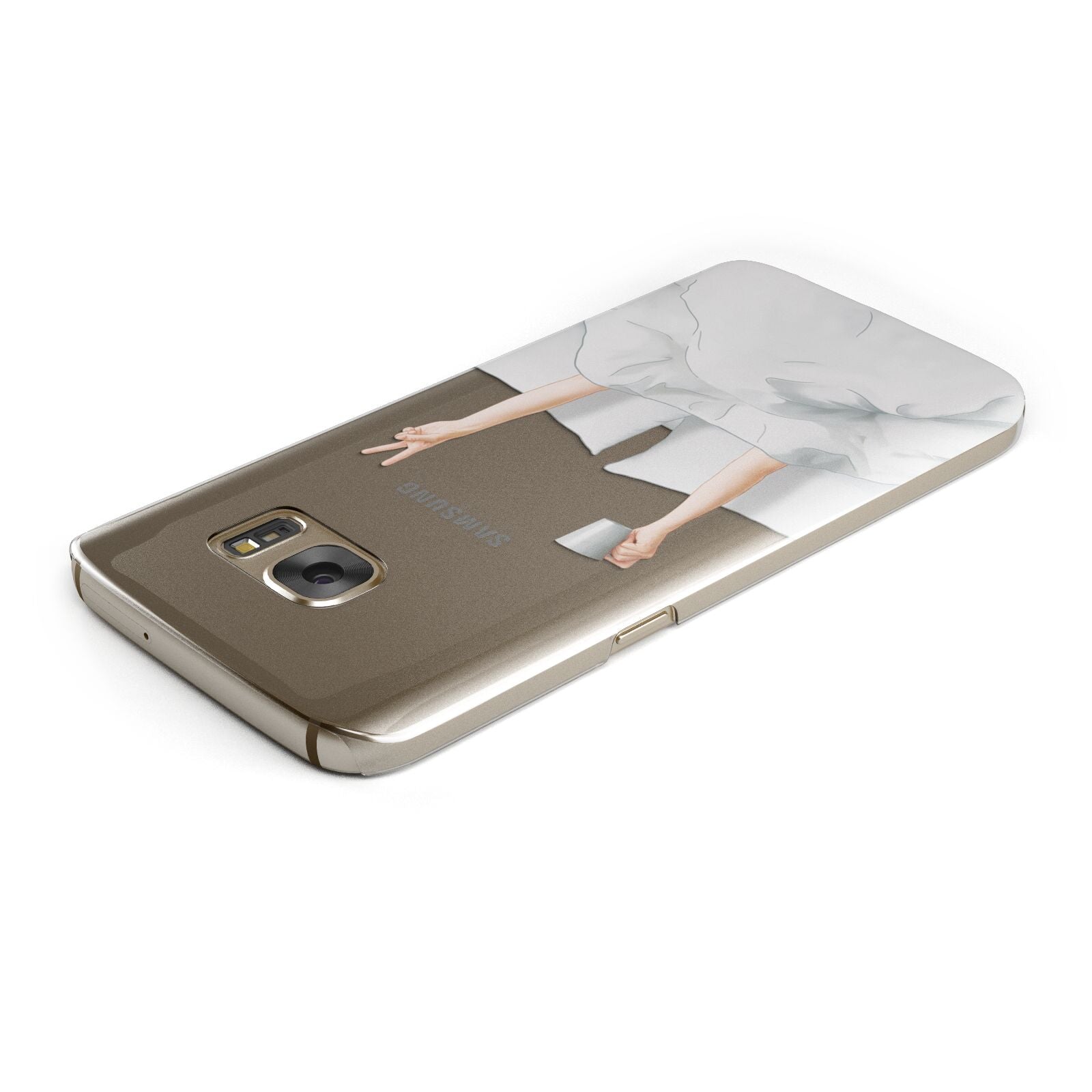 Morning Coffee Samsung Galaxy Case Top Cutout