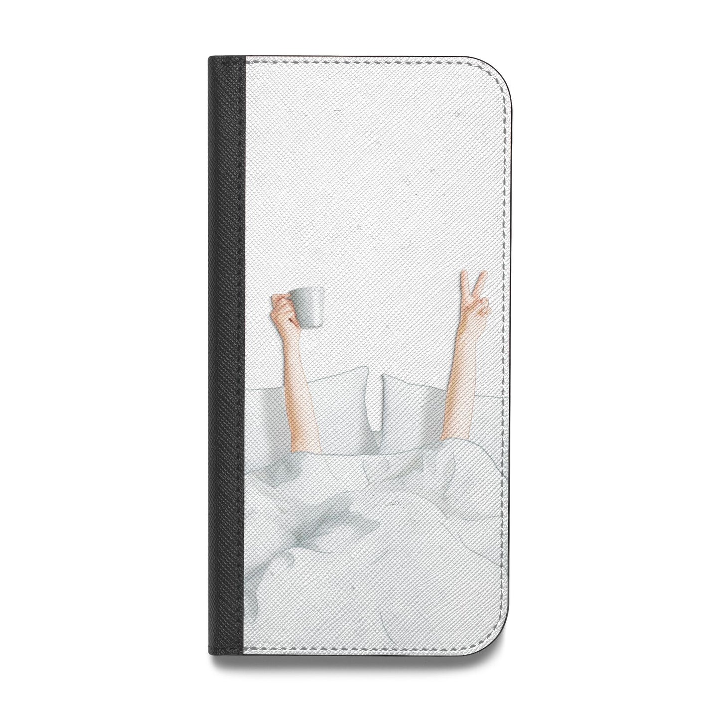 Morning Coffee Vegan Leather Flip Samsung Case