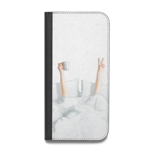 Morning Coffee Vegan Leather Flip Samsung Case