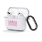 Mother of the Bride AirPods Clear Case 3rd Gen Side Image