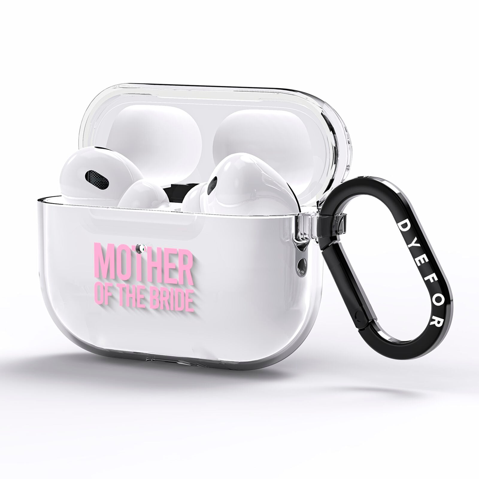 Mother of the Bride AirPods Pro Clear Case Side Image