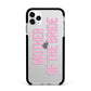 Mother of the Bride Apple iPhone 11 Pro Max in Silver with Black Impact Case