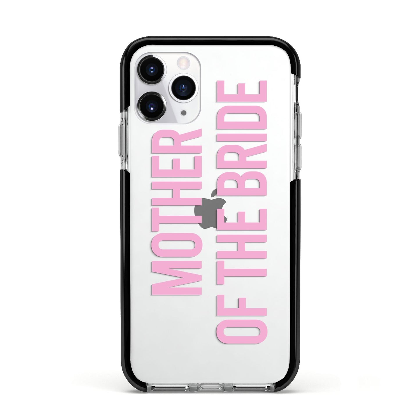 Mother of the Bride Apple iPhone 11 Pro in Silver with Black Impact Case