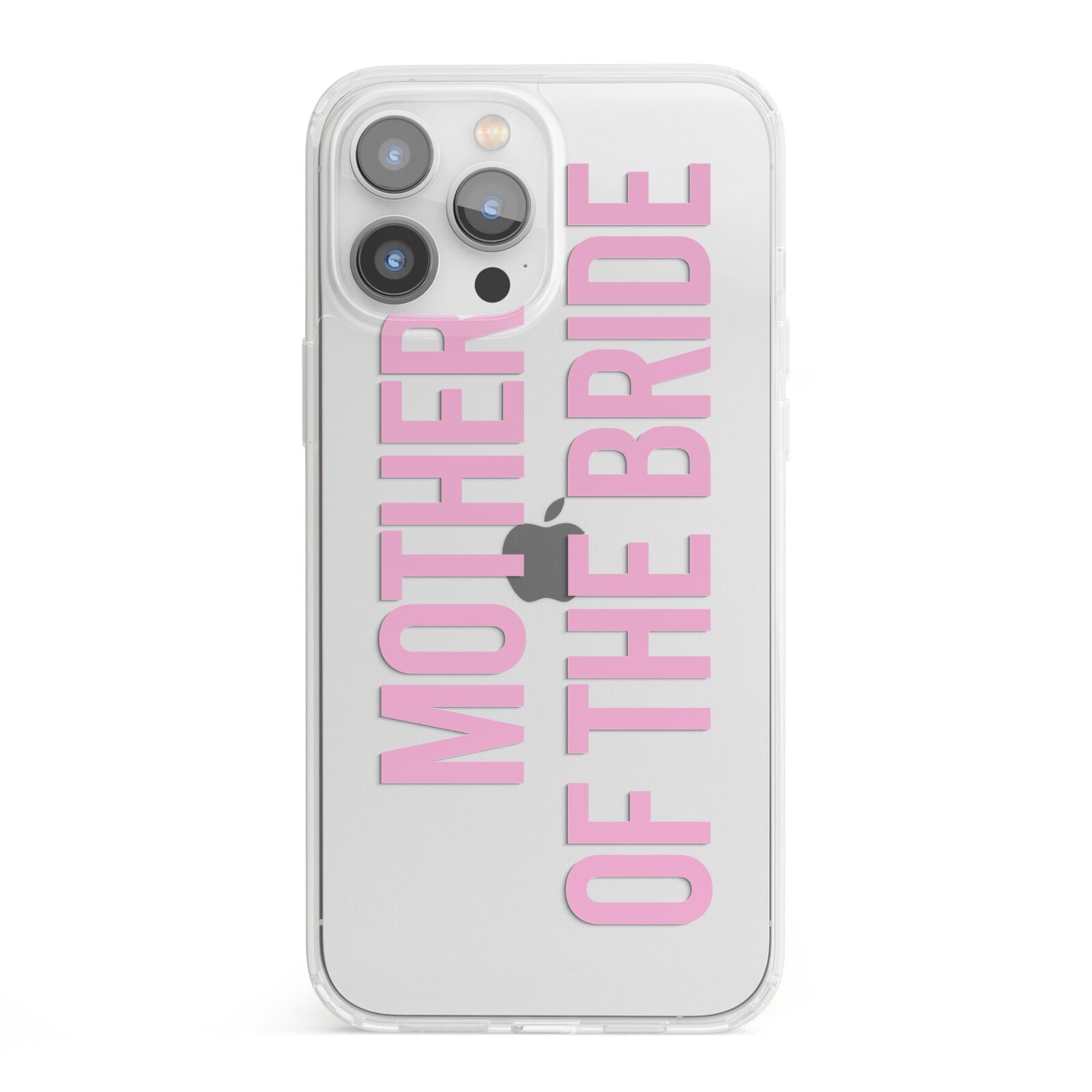 Mother of the Bride iPhone 13 Pro Max Clear Bumper Case