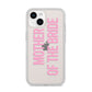 Mother of the Bride iPhone 14 Clear Tough Case Starlight