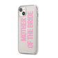 Mother of the Bride iPhone 14 Plus Clear Tough Case Starlight Angled Image