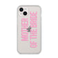 Mother of the Bride iPhone 14 Plus Clear Tough Case Starlight