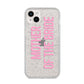 Mother of the Bride iPhone 14 Plus Glitter Tough Case Starlight