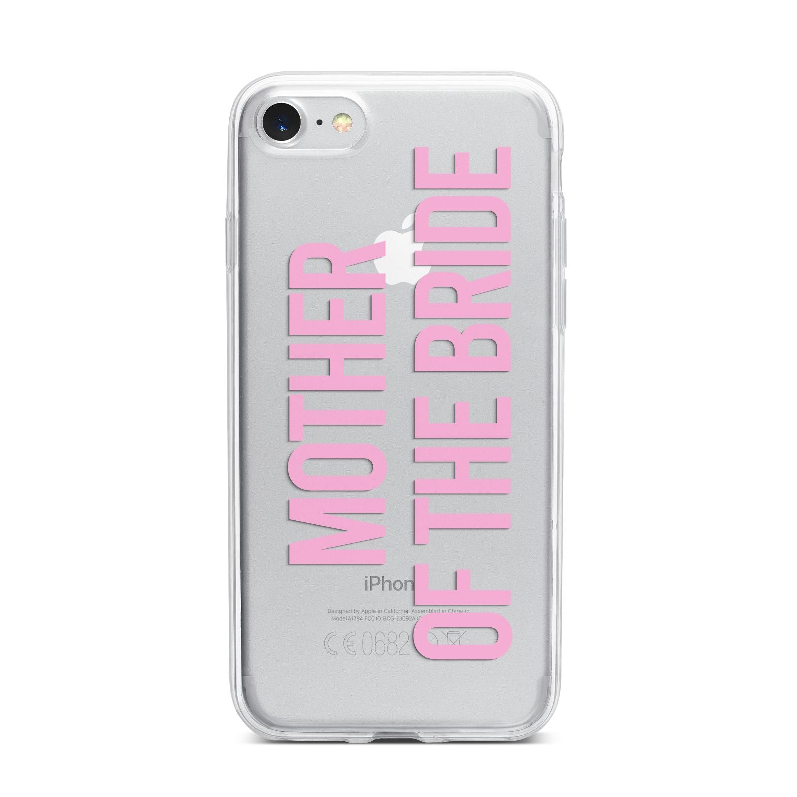 Mother of the Bride iPhone 7 Bumper Case on Silver iPhone