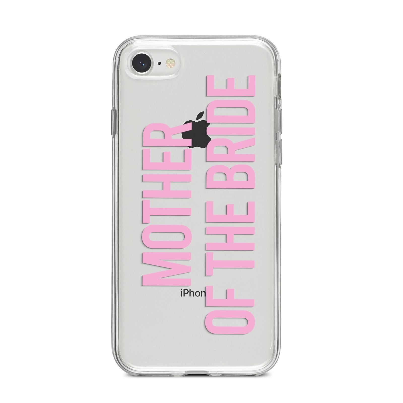 Mother of the Bride iPhone 8 Bumper Case on Silver iPhone