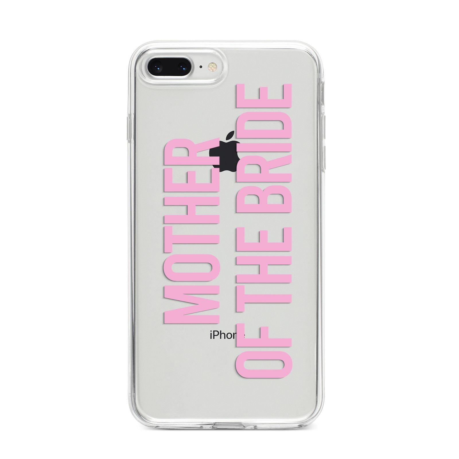 Mother of the Bride iPhone 8 Plus Bumper Case on Silver iPhone