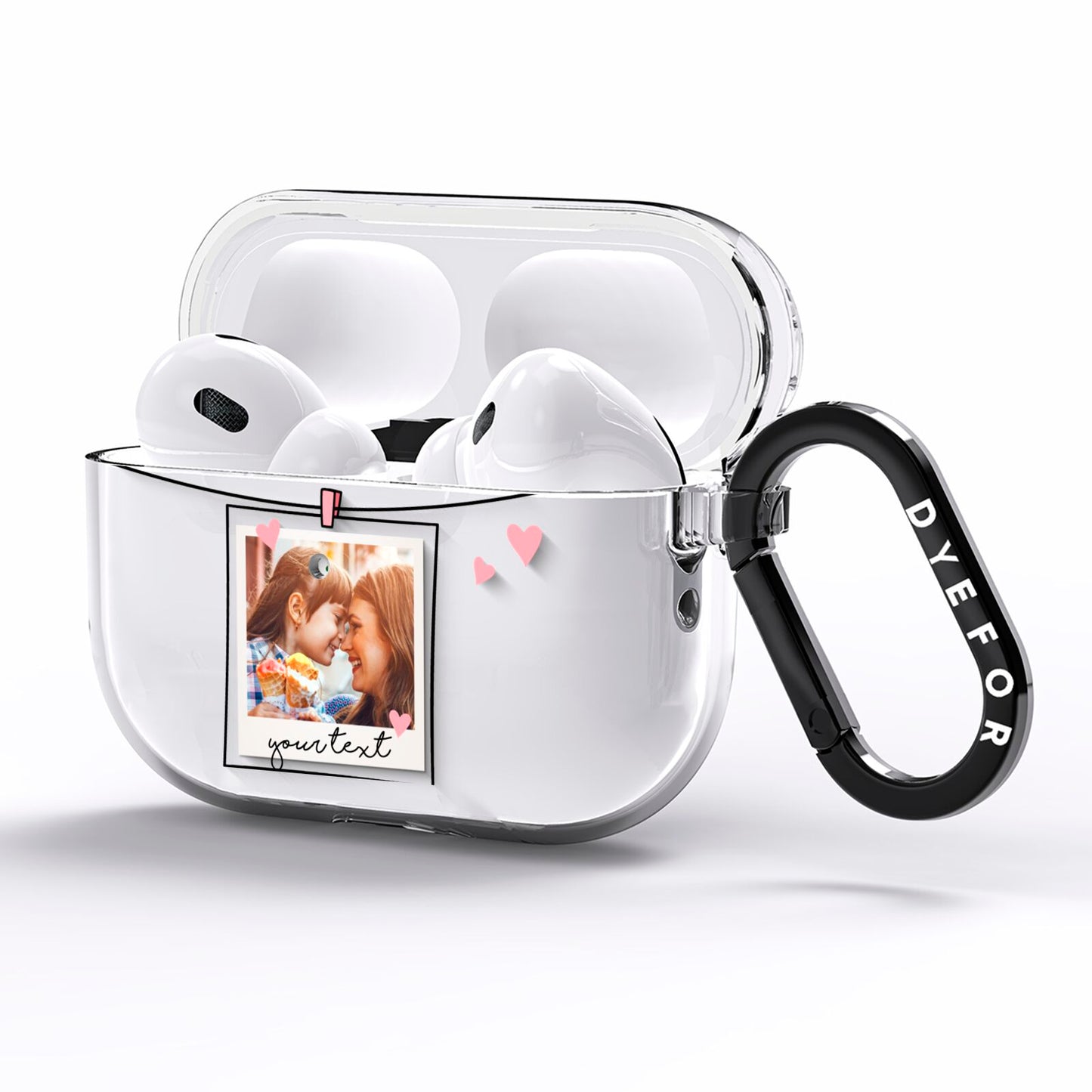 Mother s Day Photo AirPods Pro Clear Case Side Image