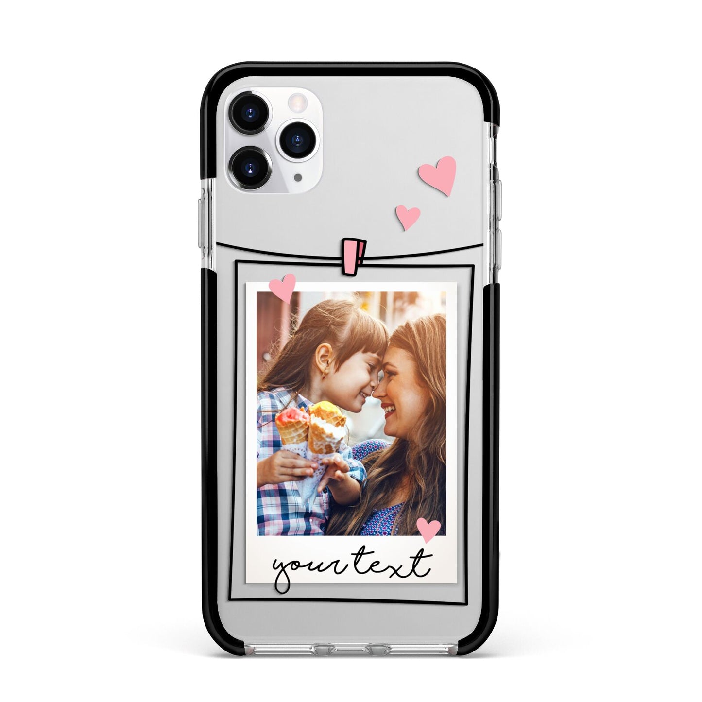 Mother s Day Photo Apple iPhone 11 Pro Max in Silver with Black Impact Case