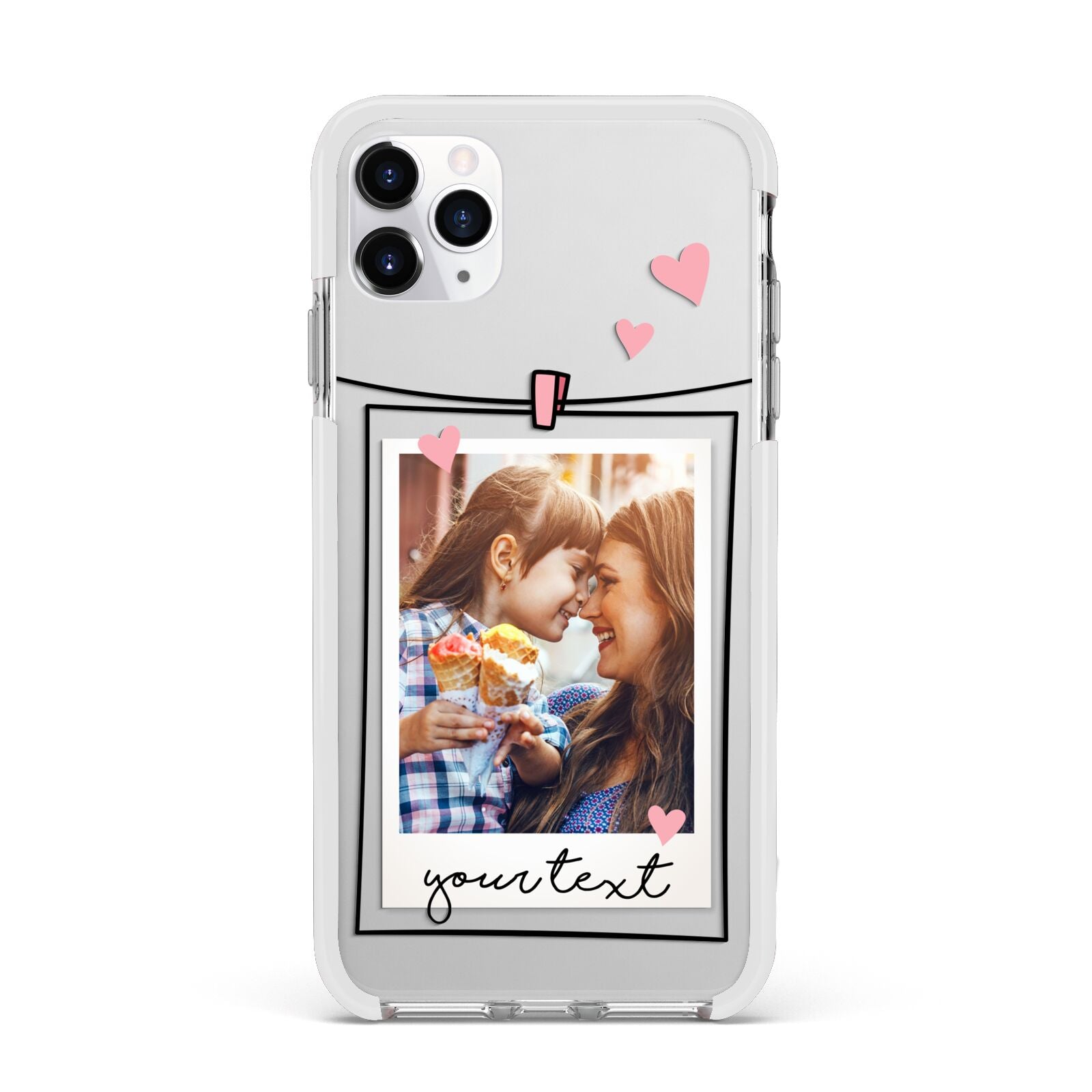 Mother s Day Photo Apple iPhone 11 Pro Max in Silver with White Impact Case