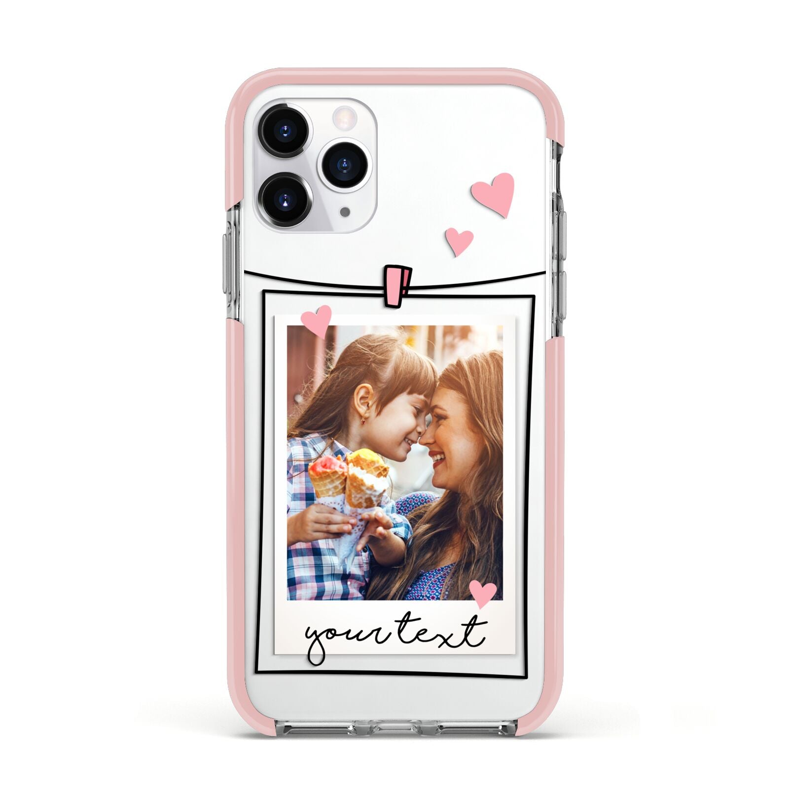 Mother s Day Photo Apple iPhone 11 Pro in Silver with Pink Impact Case