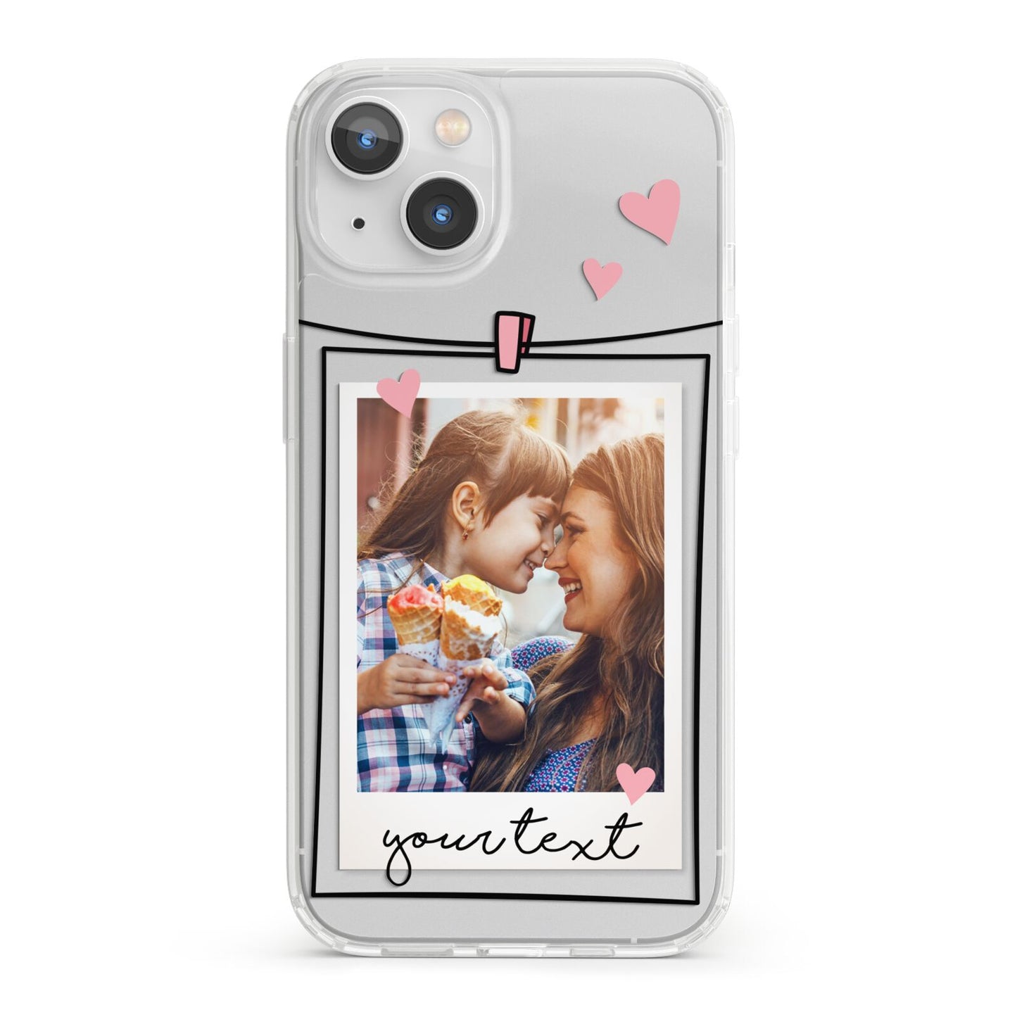 Mother s Day Photo iPhone 13 Clear Bumper Case