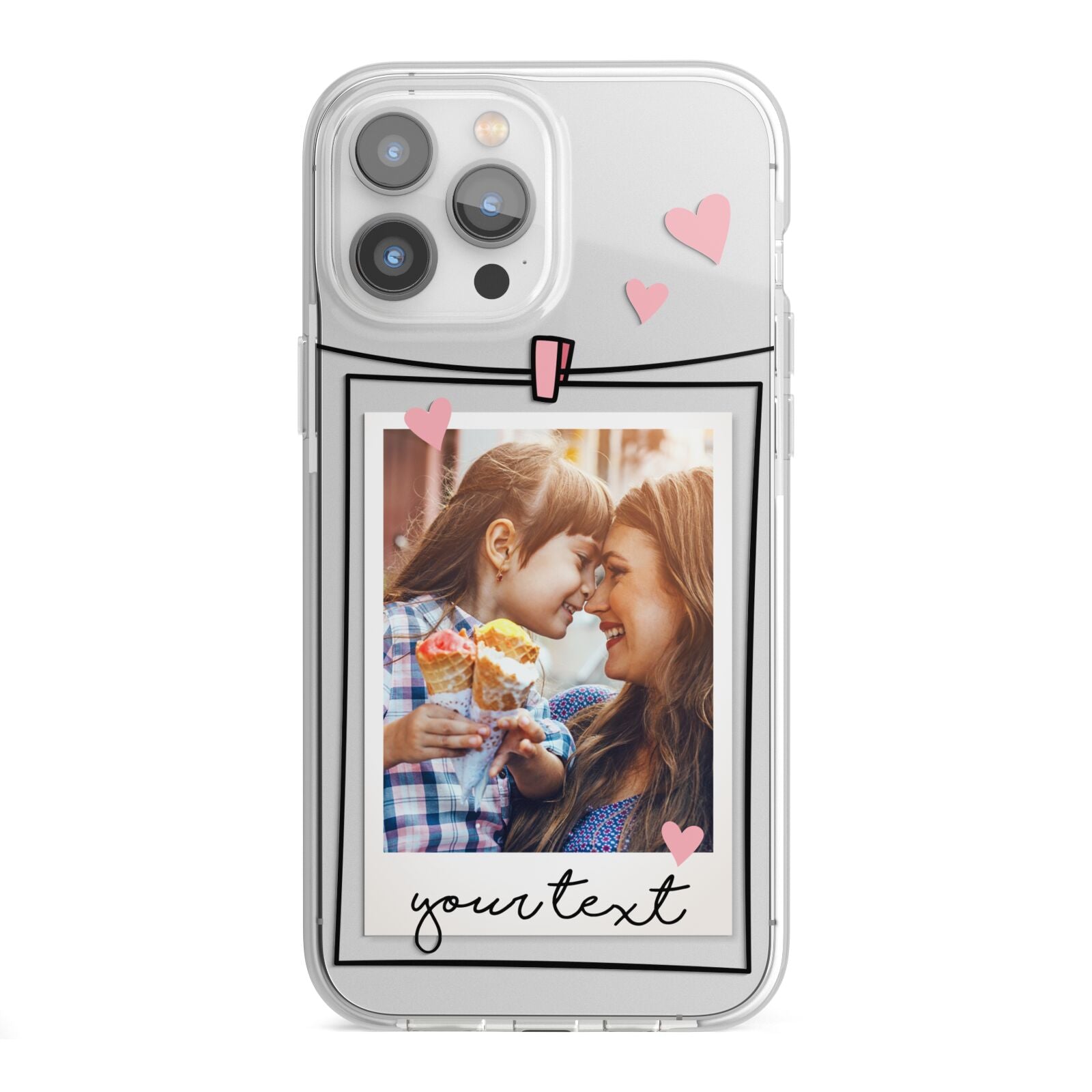 Mother s Day Photo iPhone 13 Pro Max TPU Impact Case with White Edges
