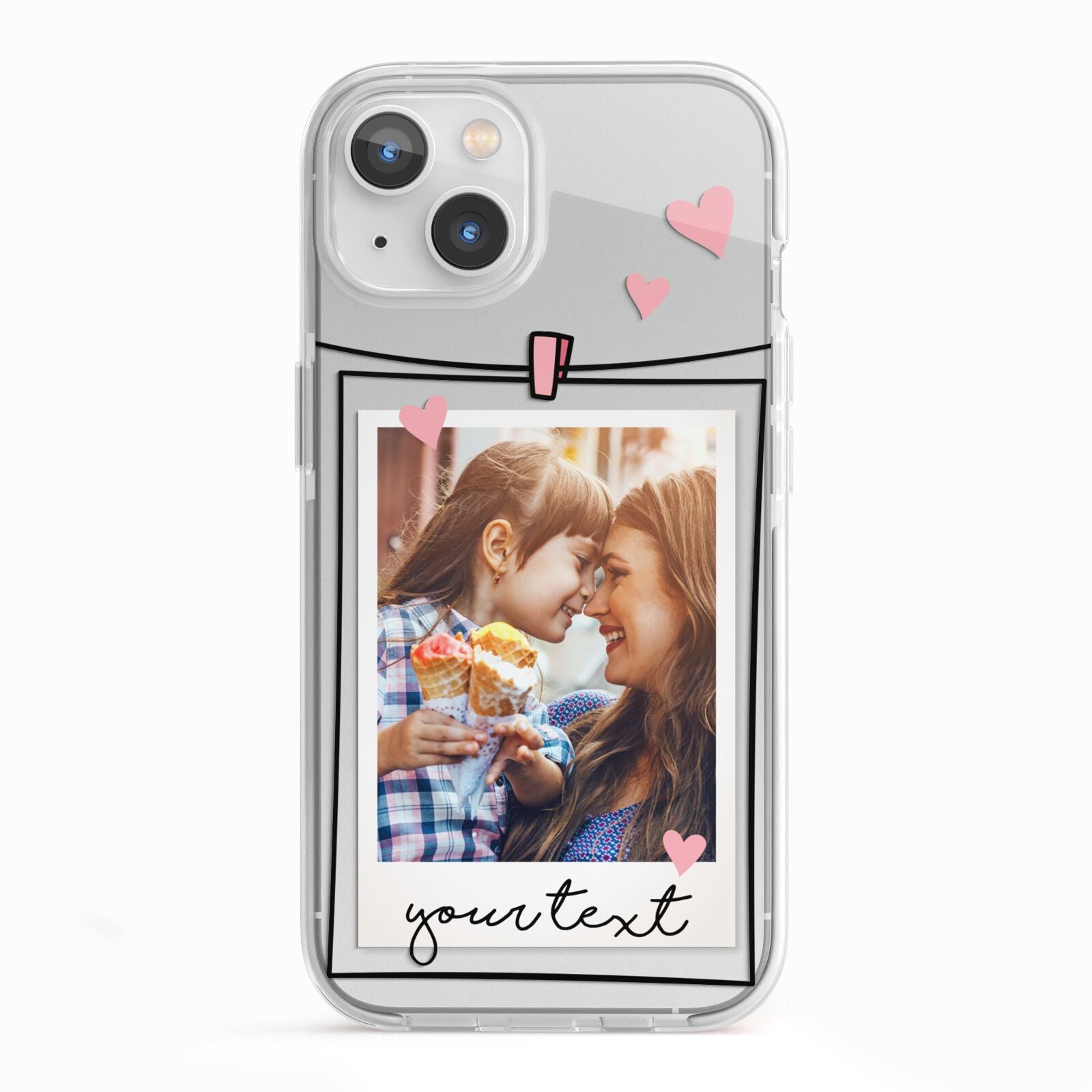 Mother s Day Photo iPhone 13 TPU Impact Case with White Edges
