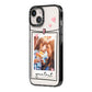 Mother s Day Photo iPhone 14 Black Impact Case Side Angle on Silver phone