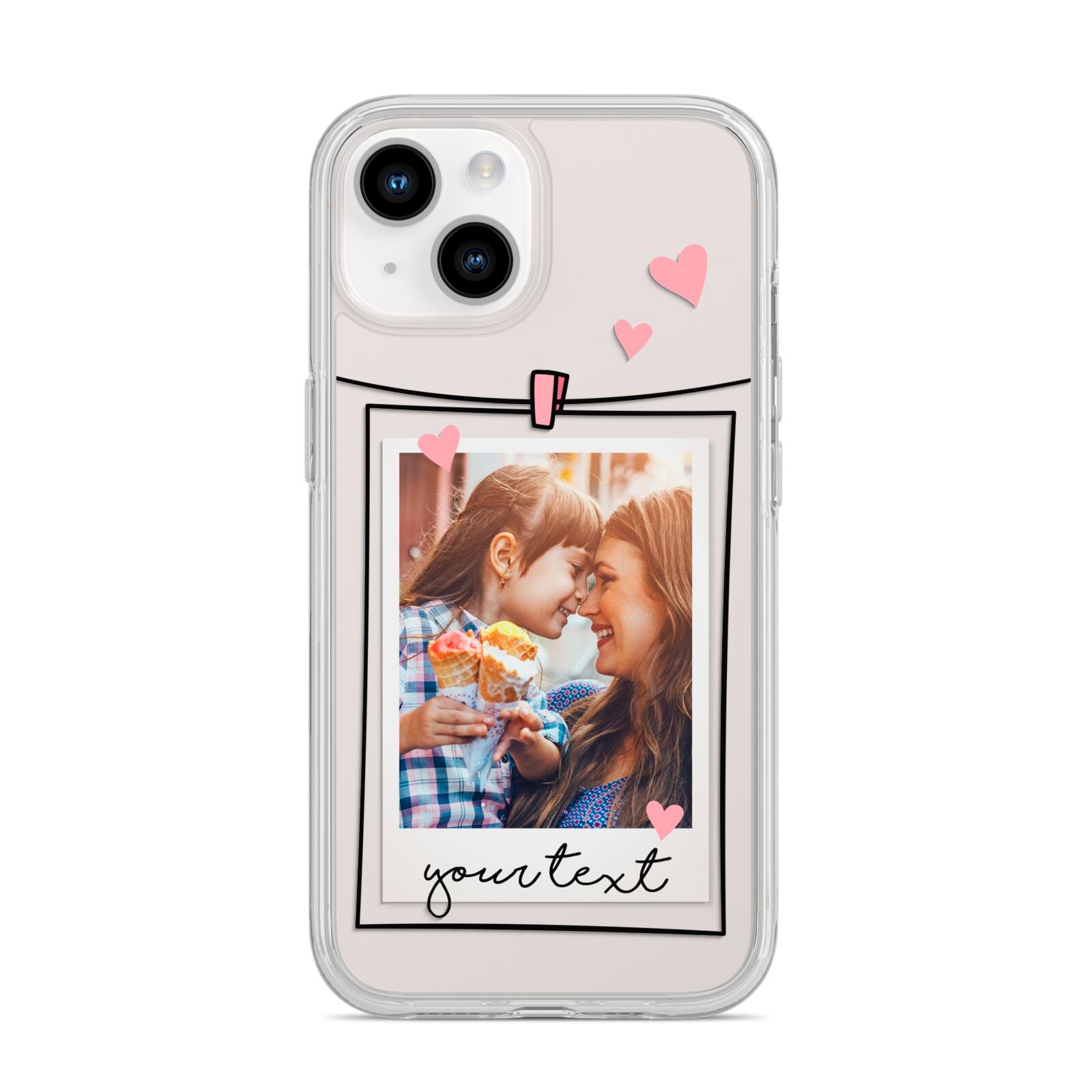 Mother s Day Photo iPhone 14 Clear Tough Case Starlight