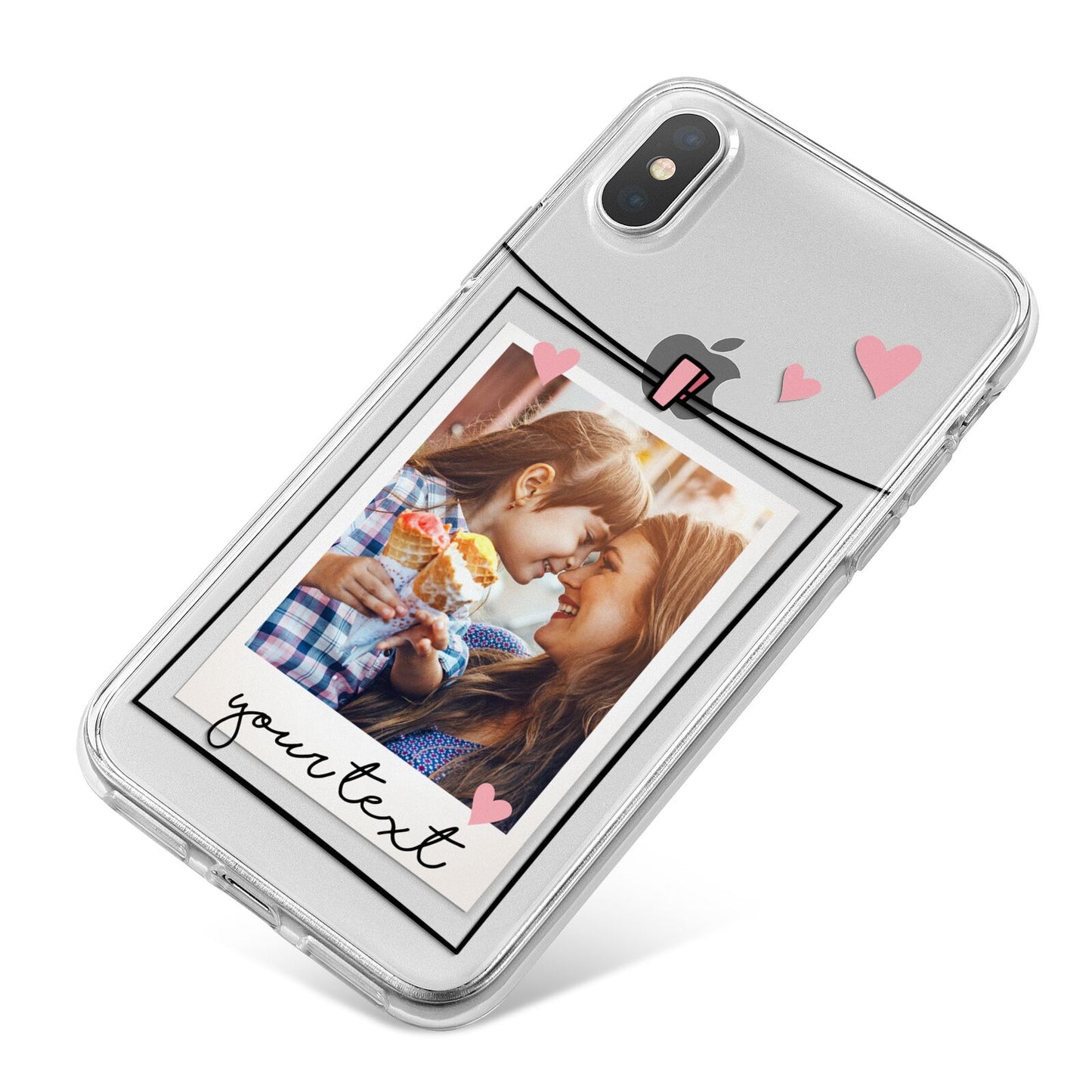 Mother s Day Photo iPhone X Bumper Case on Silver iPhone