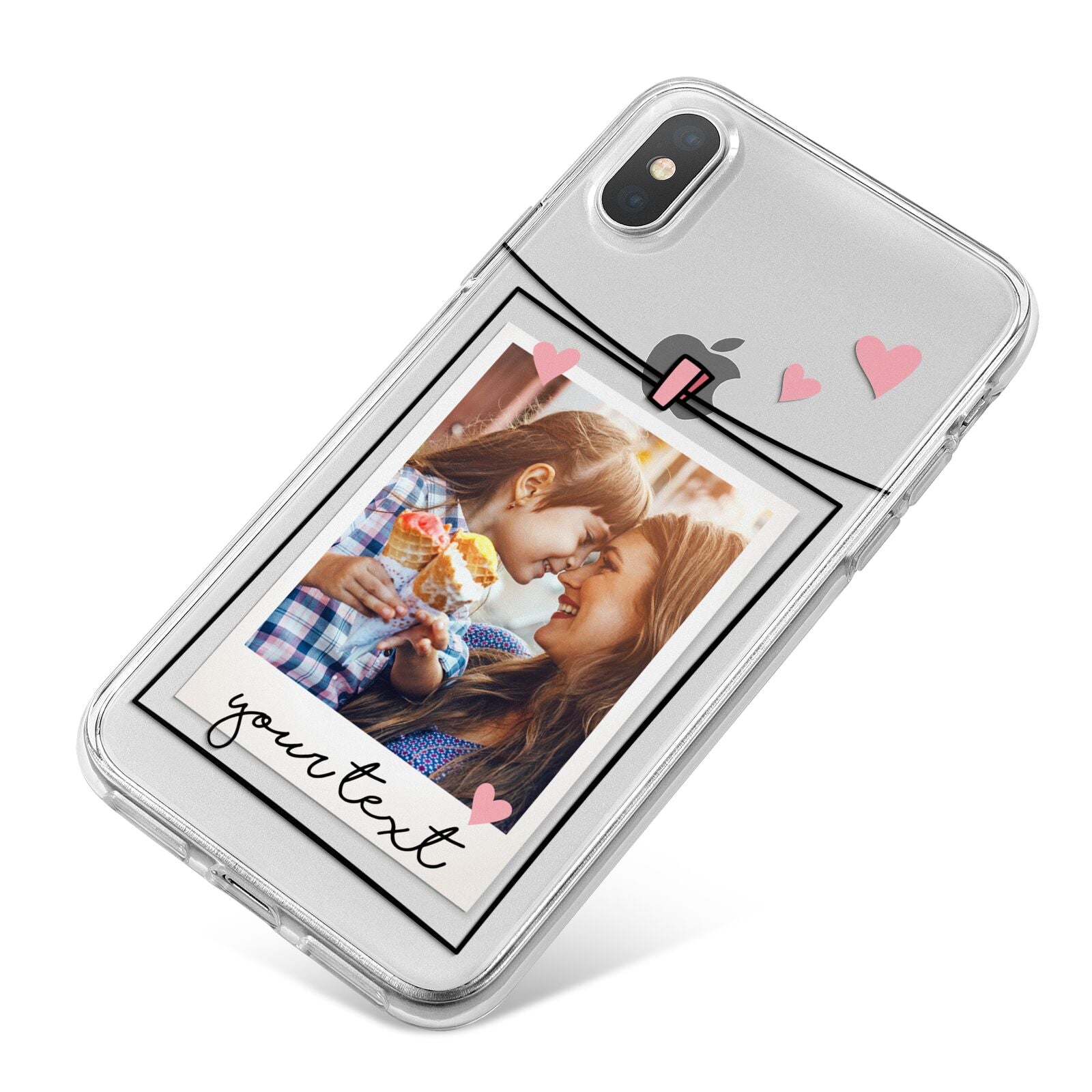 Mother s Day Photo iPhone X Bumper Case on Silver iPhone