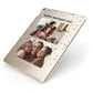 Mothers Day Confetti Photos with Names Apple iPad Case on Gold iPad Side View