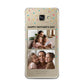 Mothers Day Confetti Photos with Names Samsung Galaxy A7 2016 Case on gold phone