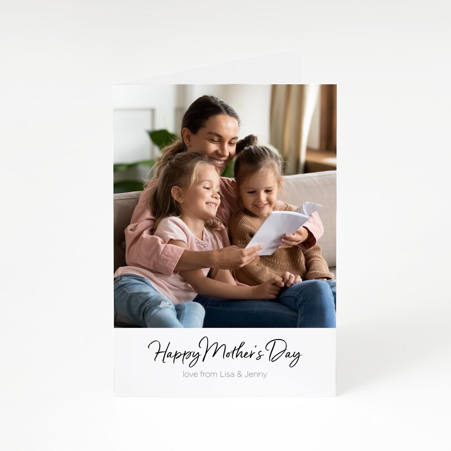 Mothers Day Family Photo A5 Greetings Card