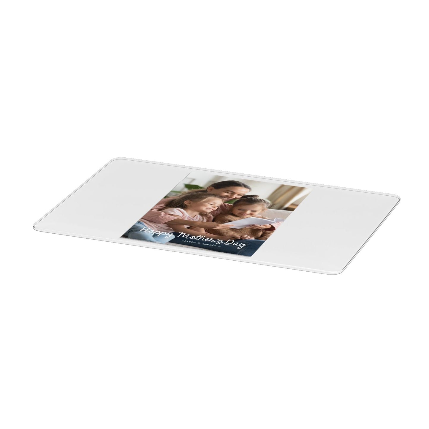 Mothers Day Family Photo with Names Apple MacBook Case Only