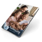 Mothers Day Family Photo with Names Apple iPad Case on Grey iPad Side View