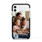 Mothers Day Family Photo with Names Apple iPhone 11 in White with Black Impact Case
