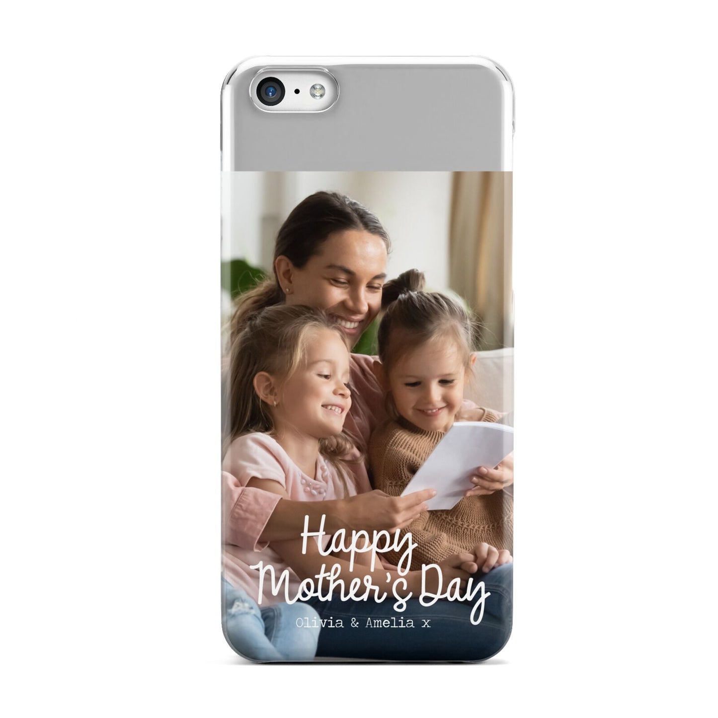 Mothers Day Family Photo with Names Apple iPhone 5c Case