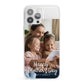 Mothers Day Family Photo with Names iPhone 13 Pro Max Clear Bumper Case