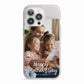 Mothers Day Family Photo with Names iPhone 13 Pro TPU Impact Case with Pink Edges