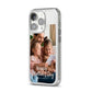Mothers Day Family Photo with Names iPhone 14 Pro Clear Tough Case Silver Angled Image