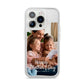 Mothers Day Family Photo with Names iPhone 14 Pro Clear Tough Case Silver
